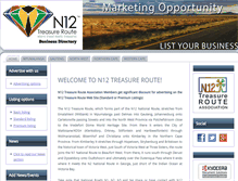 Tablet Screenshot of n12treasureroute.com